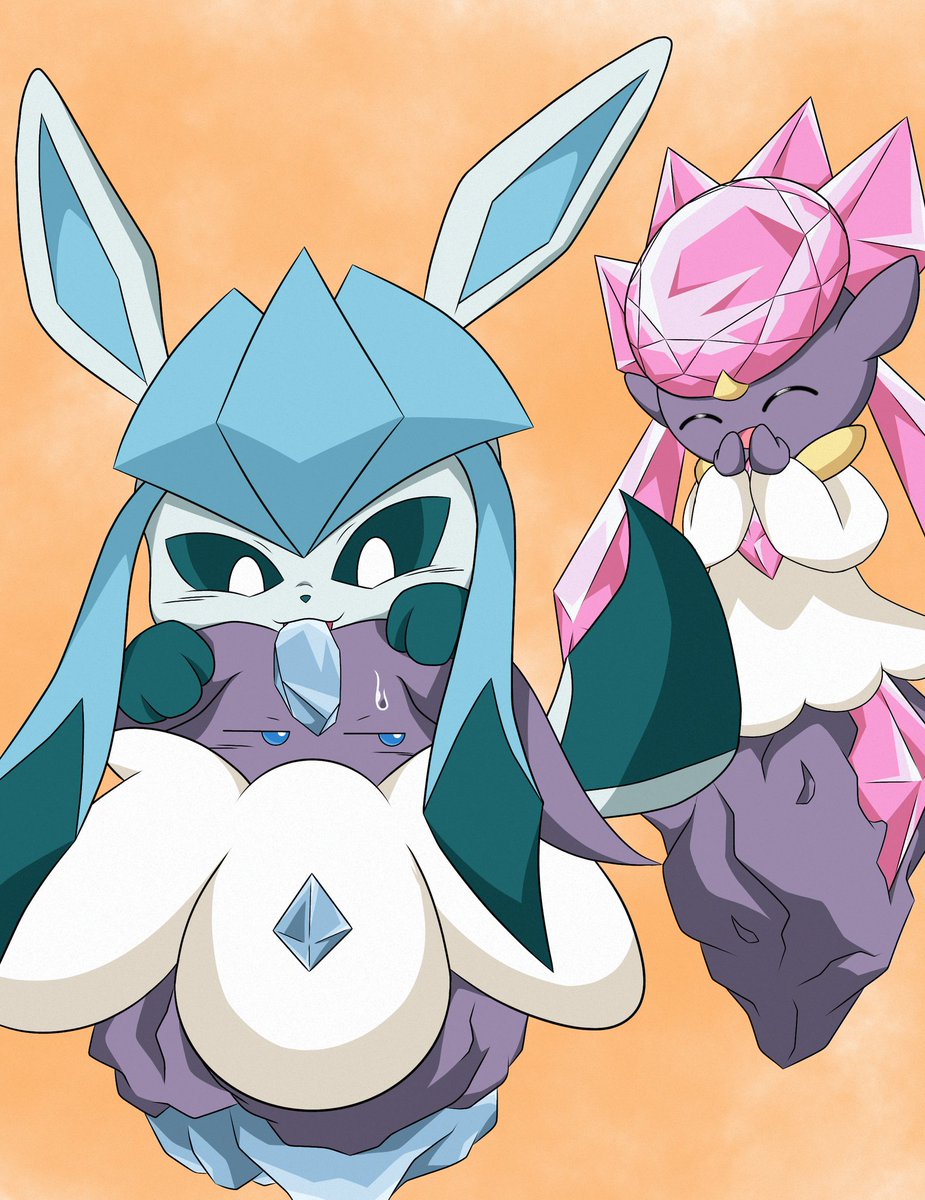 ばたぁ グレイシアとディアンシー達 ポケモンイラスト ディアンシー グレイシア メレシー イラスト ばたぁ グレイシアとディアンシー達 ポケモンイラスト ディアンシー グレイシア メレシー イラスト