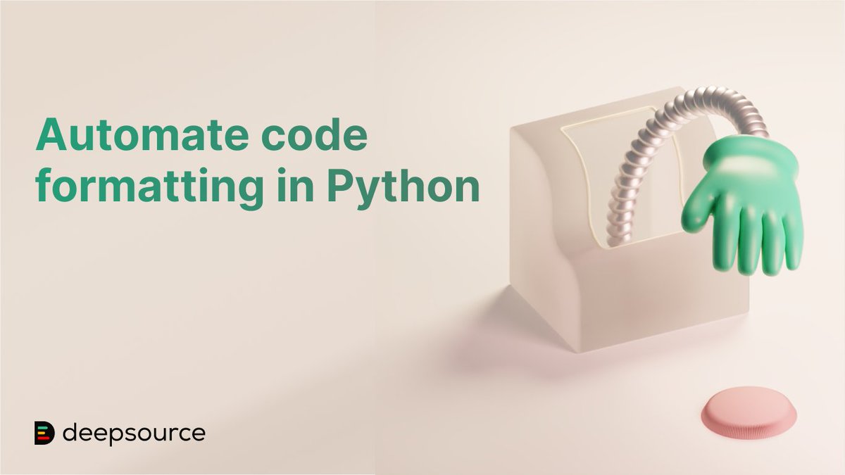 macronimous's tweet image. Automate code formatting in @Python bit.ly/3gCrLNK #CodeFormatting