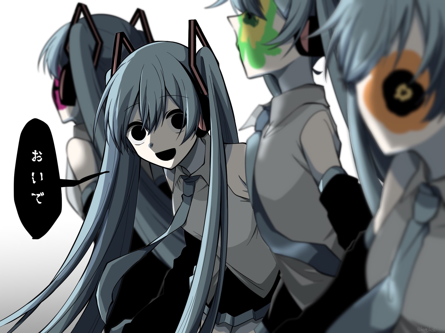コトコ 日目 しかばねの踊り きくお 30曲ボカロ絵チャレンジ 初音ミク T Co Vmzvfkr6 Twitter