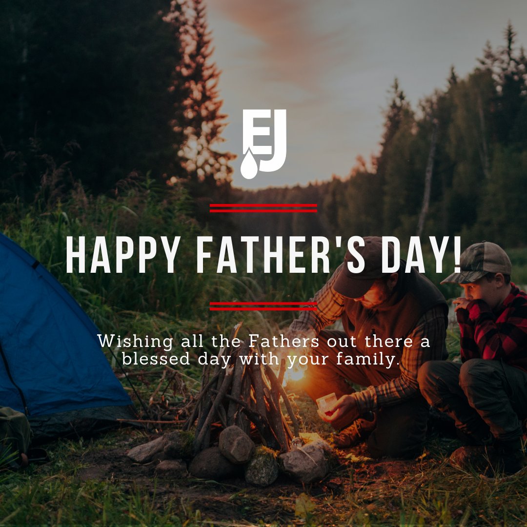 Fathers are such an important part of our lives - from the lessons they teach us, to the special love they give to their families. In honor of all of the Fathers, share with us your favorite memory of you and your Dad!

EJ Water wishes you a happy and blessed Father’s Day!