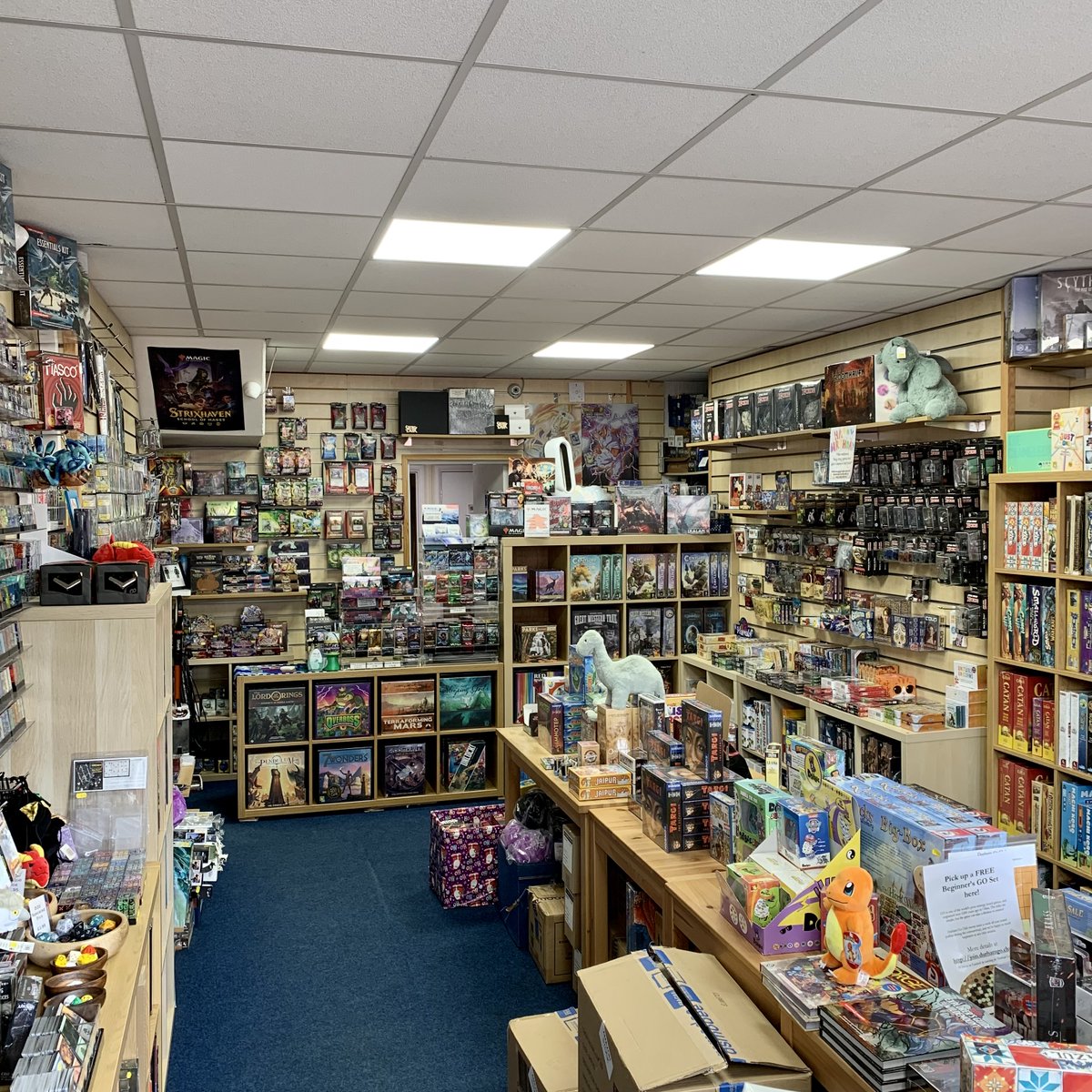 We've come a long way in four years! Just compare these pictures! 
You can celebrate our 4th birthday with us with our birthday deal - buy two #games, get the cheapest half price! But today is the last day to take advantage of the #offer!

#birthday #FLGS #tabletopgames #RPGs