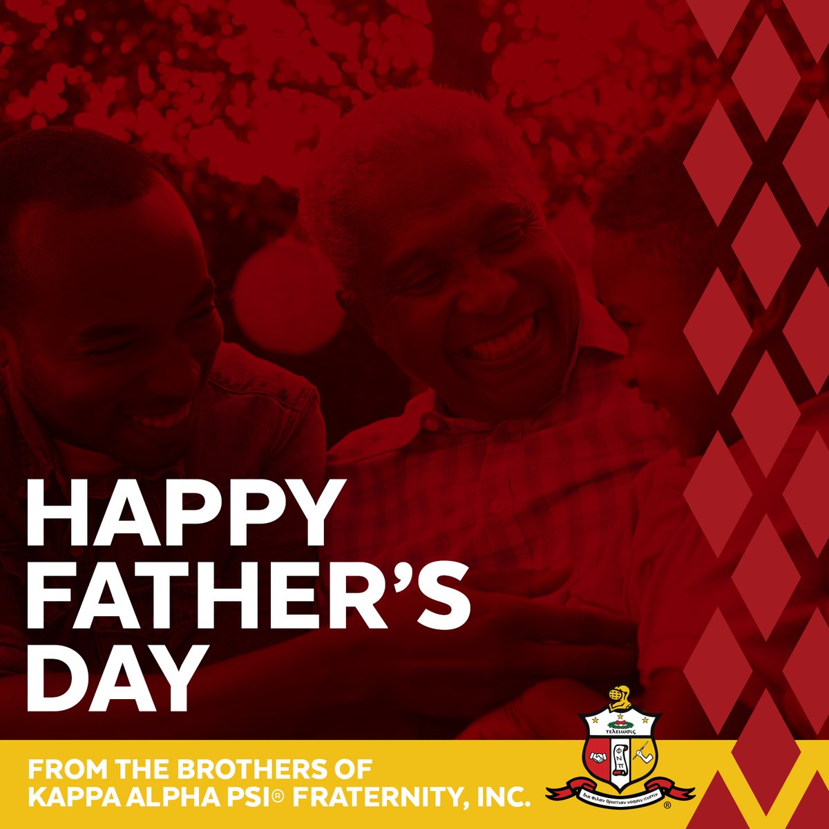 Happy Father's Day to our brothers and to all fathers out there. #happyfathersday. Tag your dad of a great Kappa dad. #nupedad