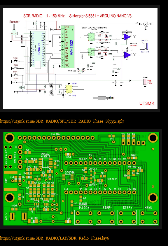 giammaiot2's tweet photo. GiamMa-based researchers SDR R&amp;D IoT: #SDR #Raduo +Si5351 Phase VFO 1-150MHz https://t.co/90HV3PNfUe SN74LVC1G3157DBVR microcircuit is used as a receiving mixer, frequency synthesizer on the #Si5351 &amp; Arduino Nano V3 #SoftwareDefinedRadio #Arduino #Radio #HamRadio #HF #VHF #Ham https://t.co/BtUVRV7t0J