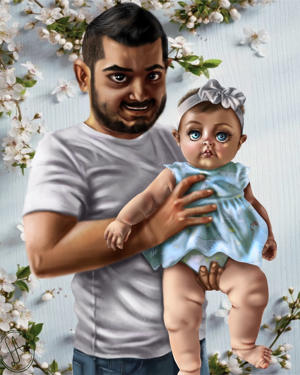 FarahAltounji's tweet photo. Another commission request hope you like it .
#artist #artwork #artsy #art #ArtistOnTwitter #digitalart #digitalartist #ArtOfTheDay #drawing #draw #illustration #procreate #painting #digitalartwork #digitalpainting #commission #portrait #portraitdrawin https://t.co/j1sDED09LQ