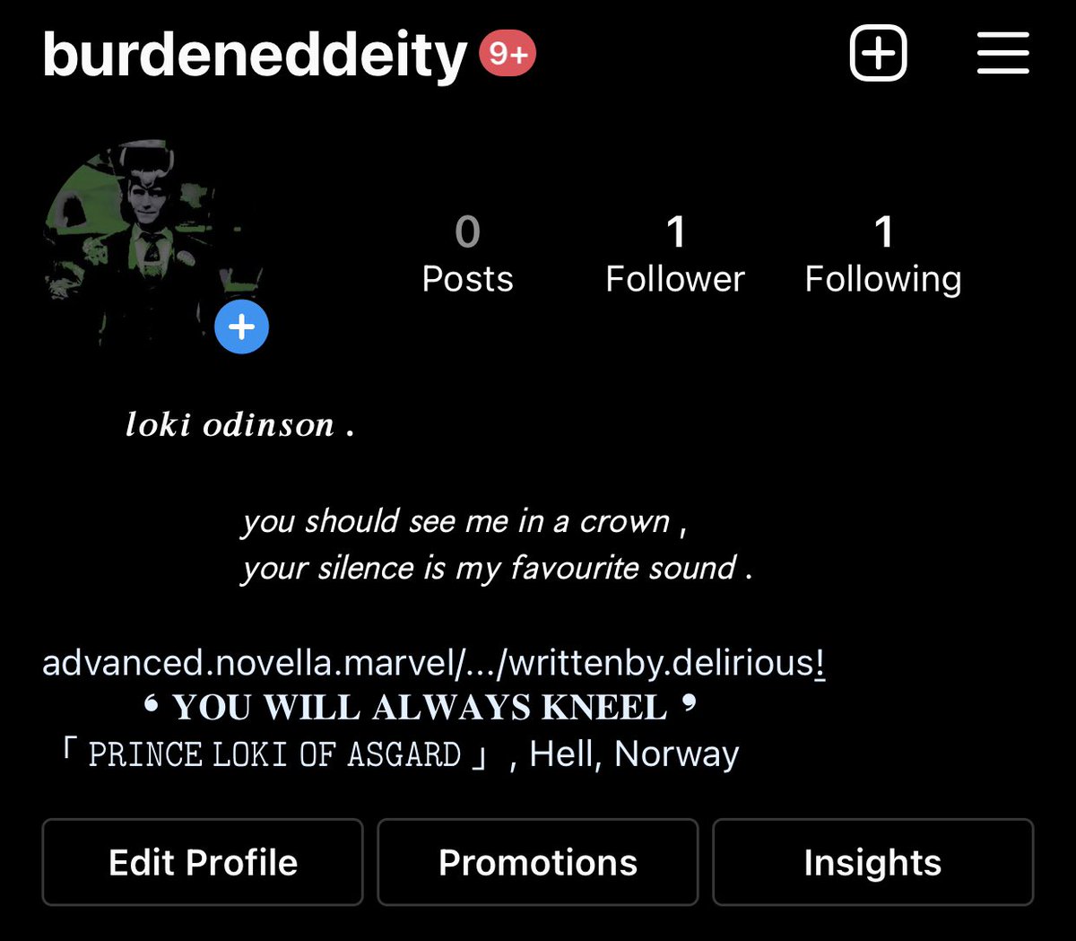 /  if any of y’all rp on insta pls
   follow my newest account there !