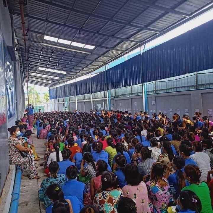 Eden_Of_K's tweet photo. Mao (Myanmar) Garment Co., Ltd, providing jobs for thousands of people, announced its decision to stop its business operations. Since the coup, it is worrying for the rapid rise of unemployment.  #WhatsHappeningInMyanmar #June20Coup https://t.co/31jUK7L5Ar