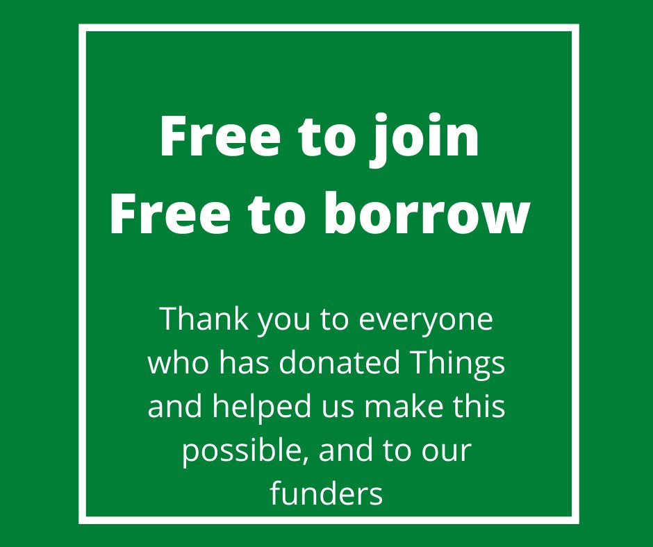 LewesLOT's tweet image. We have made our service FREE to use so that we don’t exclude anyone; if you can afford to pay and want to support what we do, it's pay as you choose.  Open for borrowing from 1st July. leweslibraryofthings.org.uk  #Lewes #Libraryofthings #borrowdontbuy