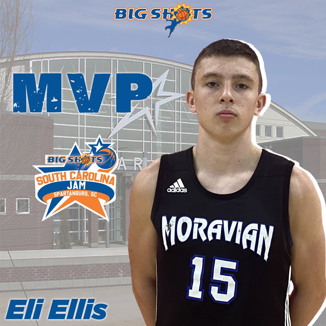 BigShotsGlobal's tweet photo. MVP goes to Eli Ellis with 17 points for Moravian Prep National! #BIGSHOTS #SCJam https://t.co/tP9dZCMmkq