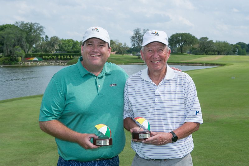 dbtenn's tweet photo. Happy Fathers Day to @olereg17 he is a grinder and birdied the last for our victory in the @APBayHill member guest. #6thflight https://t.co/Ozfe7BEvsZ
