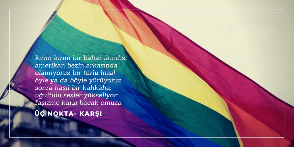 KaosGL's tweet photo. Pelin Kalkan’la ilk şiir kitabı Üç Nokta’yı konuştuk: “Bu kadar görünmezken lezbiyen olmak bu ülkede, içimizde kalan o kadar ukde varken ve dahasını haklı olarak isterken üç noktanın doğru bir ifade olacağını düşündüm.”

https://t.co/FNLBODRHjv https://t.co/gK9YeWYp2N