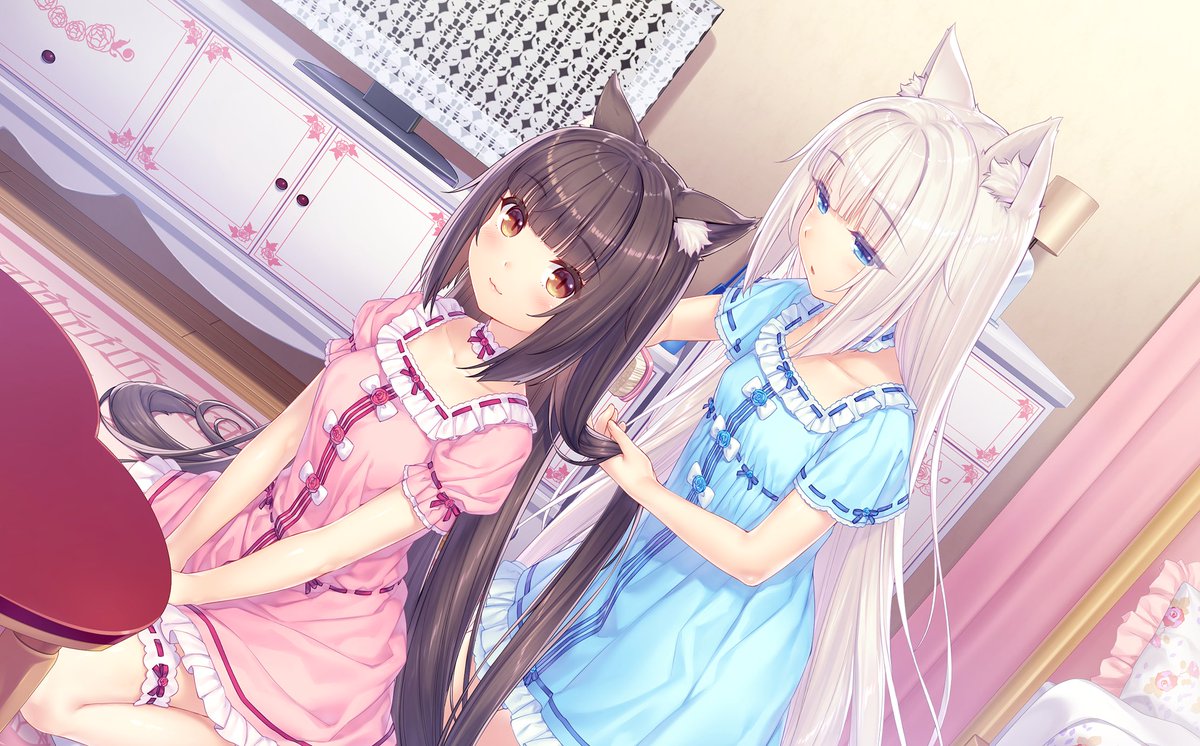 BathrobeGm's tweet photo. @JakeCron My favorite work of fascist entertainment is Nekopara https://t.co/EYx63p8Cx2