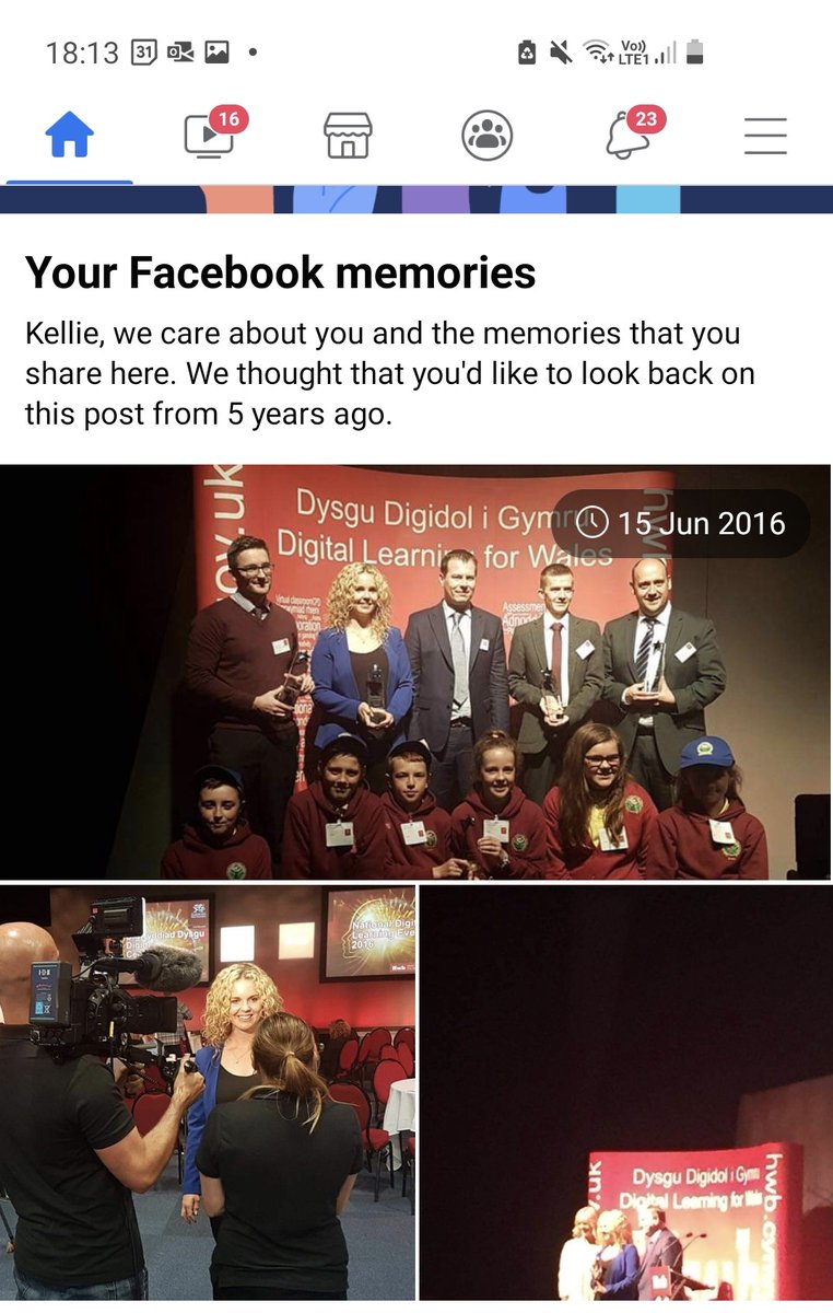 kellie_digital's tweet photo. Remember this @DpDarran?! It's just popped up on FB! Where have 5 years gone!
#NDLE @HwbNews https://t.co/9UgLw0VJis