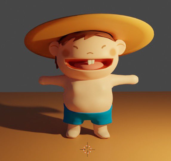 Cute boy #blender #wip