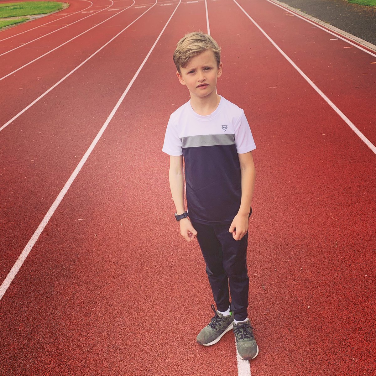 Happy Father’s Day to all the dads out there and thoughts with those that are no longer with us 😊 

So proud of both my boys 🥰here’s Leo after smashing the track this morning 
🏃🏻‍♂️💨