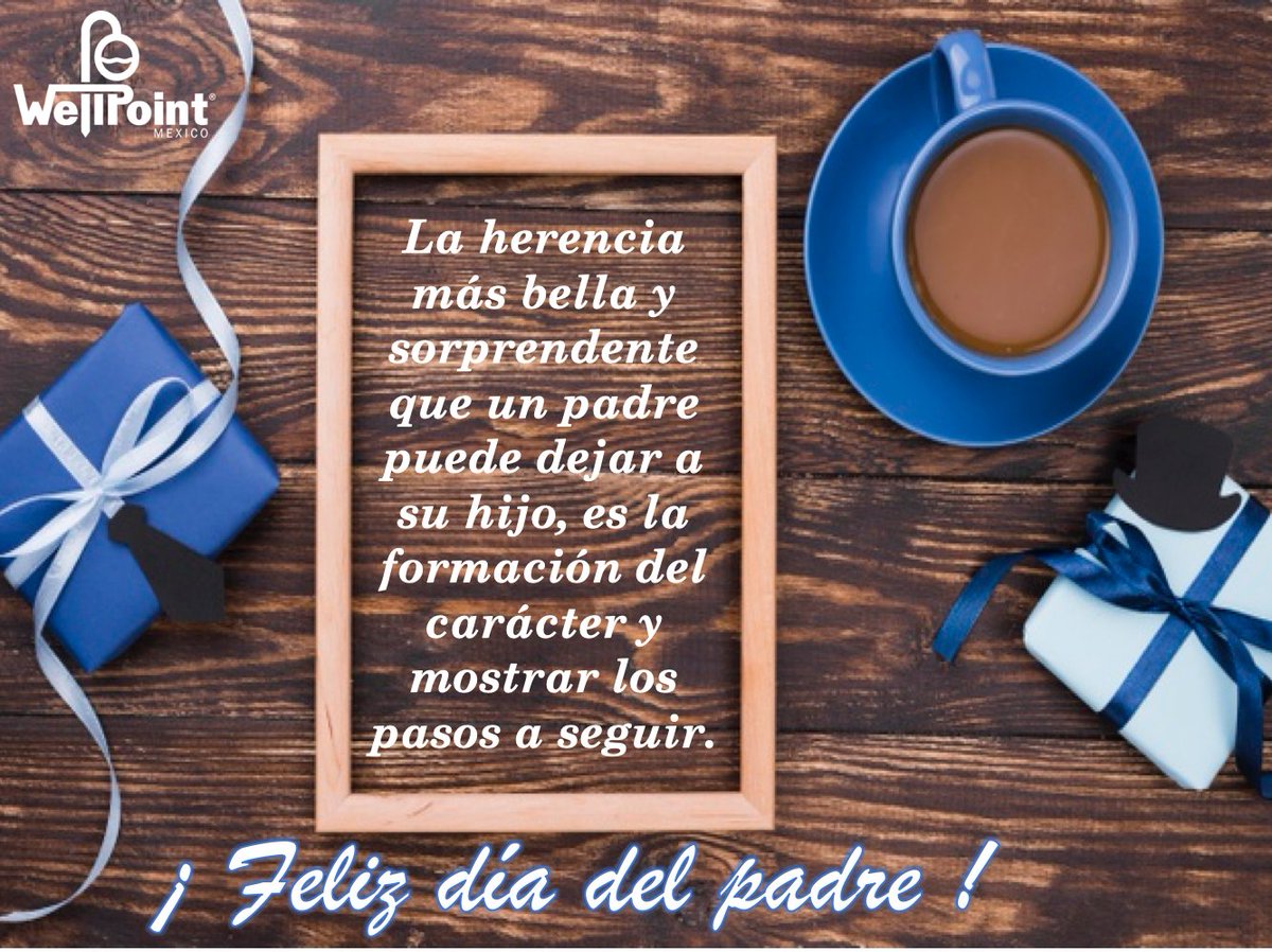 El Día del Padre es una fecha muy especial, así que asegúrate de felicitar como se merece al héroe de tu vida.

¡Feliz Día del padre!

#Felizdíadelpadre
#Papá
#Felicitación 
#Domingo
#WellpointMéxico