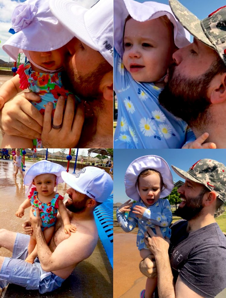 mikestrouhal's tweet photo. #HappyFathersDay 
Left Side  = Nora
Right Side = Eden
Pics taken on their 2nd Birthdays.
I am very grateful for my family! https://t.co/ipydPubiYr