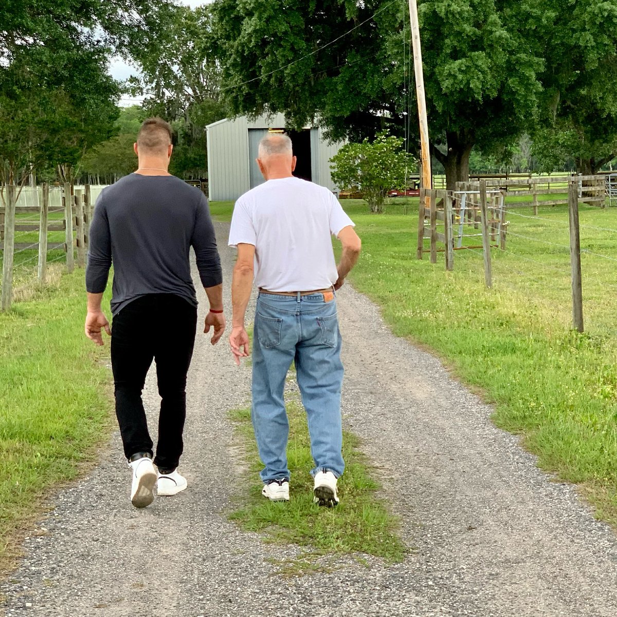 Grateful I can still walk beside you but I learned the most when I walked behind you. Love you dad happy Father’s Day 
#example