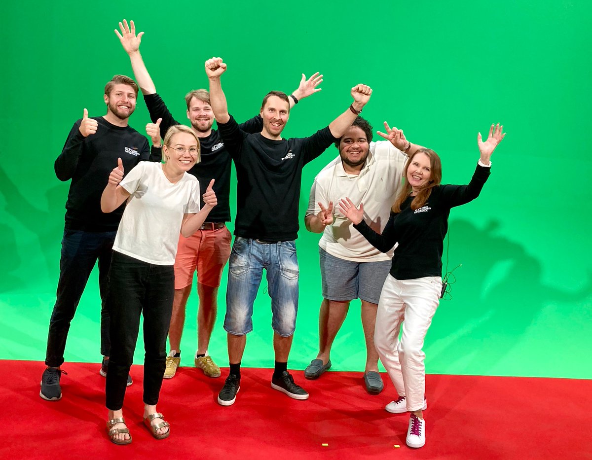 TraficomFinland's tweet photo. Hooray! We are all so happy about this weekend´s #5GCyberHack that was a global success💙 Thank you white hat hackers around the world and our partners @Cisco @ericsson @nokia @PwC_Suomi @AaltoUniversity @CERTFI @TraficomFinland @hackJunction @varmuudenvuoksi It was SUPER! 🚀 https://t.co/65Mkafks4b