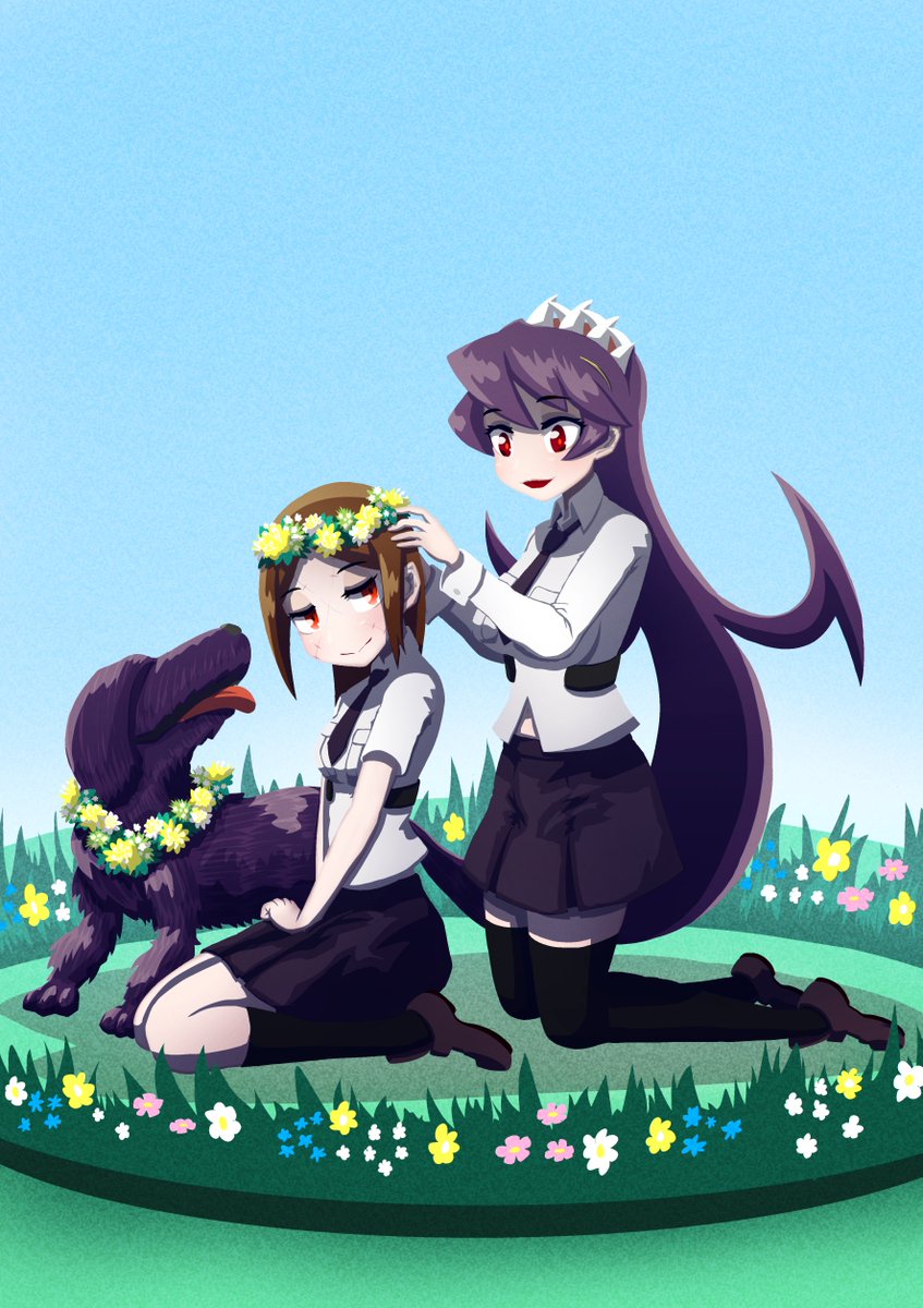 Pata_n_9's tweet photo. #ArtistTrain 
かぜぎみん(@gerigimi18）さんからバトンを頂きました、ありがとうございます！！
 skullgirlsの少し百合気味な絵を描いております。 https://t.co/frAdxzVfBz