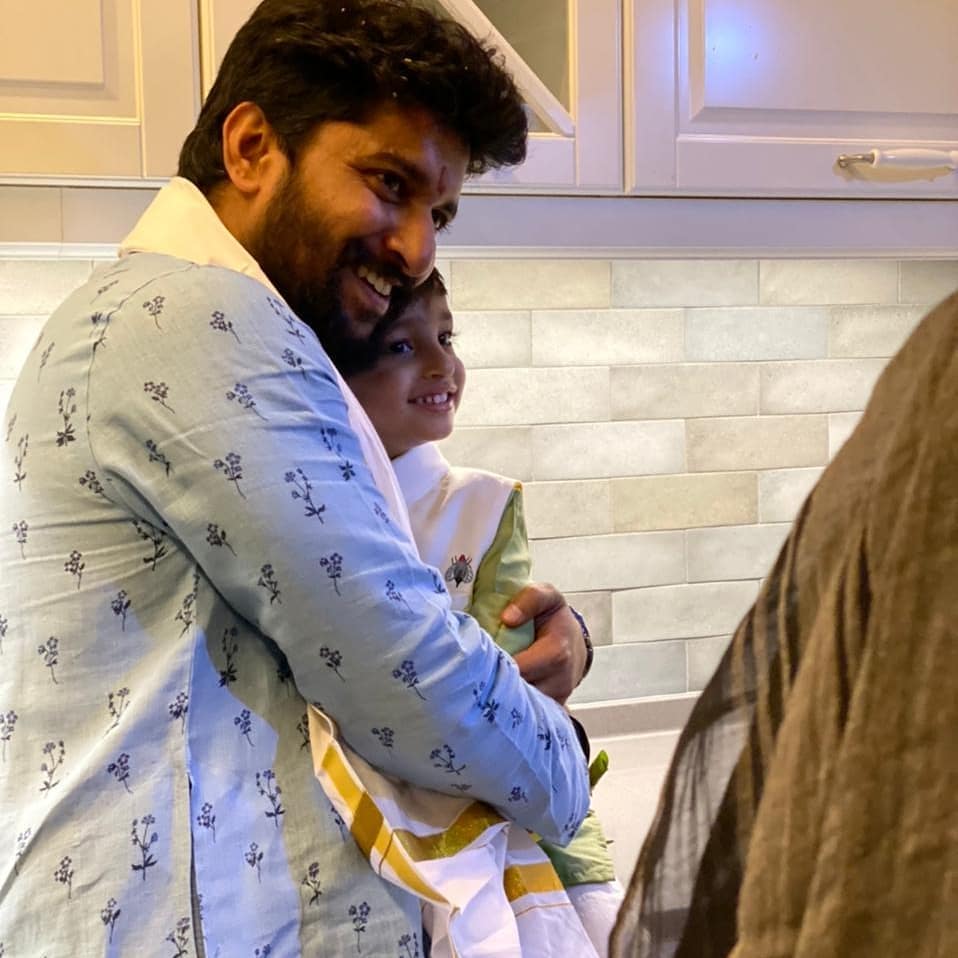 nanifansclub's tweet photo. Father's Day ❤️

Always a special day for us :)

Getting bunch of pics made this day more memorable I think.

@NameisNani #Junnu ❤️
#TuckJagadish #ActorNani https://t.co/O3J33AhssK