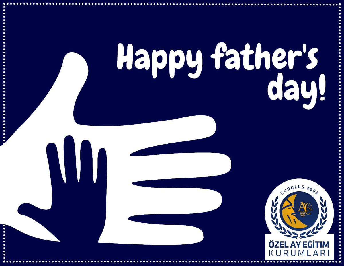 Tüm babalarımızın babalar gününü kutlarız.
<a href="/istanbulilmem/">İstanbul İl Millî Eğitim Müdürlüğü</a> <a href="/tcmeb/">Millî Eğitim Bakanlığı</a> <a href="/EyupsultanMem/">Eyüpsultan İlçe Millî Eğitim Müdürlüğü</a> <a href="/gopmem/">Gaziosmanpaşa İlçe Millî Eğitim Müdürlüğü</a> #aykoleji #aydedeanaokulu #Eğitim #Öğretim #Kolej #Okul #OzelOkul #ÖzelOrtaokul #Özelİlkokul #ÖzelLise
#Happyfathersday #Babalargünü #baba #FathersDay
