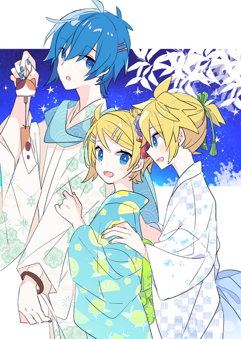 「blonde hair tanabata」 illustration images(Latest)
