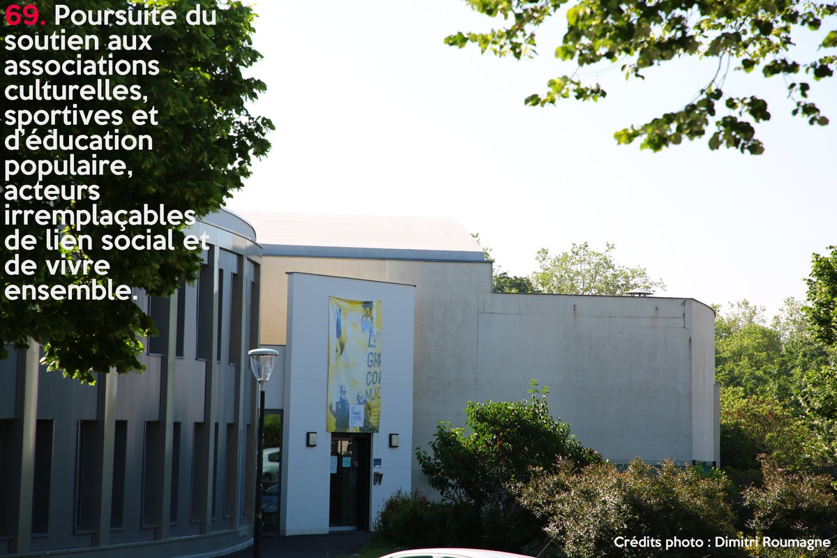 Proposition 6⃣9⃣: Poursuite du soutien aux associations 
culturelles, sportives et d’éducation populaire, acteurs 
irremplaçables de lien social et de vivre ensemble. #departementales2021 🗳️avec <a href="/VHaloua/">Vincent Haloua</a> et <a href="/CDebroise/">Catherine Debroise</a>.

<a href="/esolidaires35/">EnergiesSolidaires2021</a> #EnergiesSolidaires35 #CantonRennes2