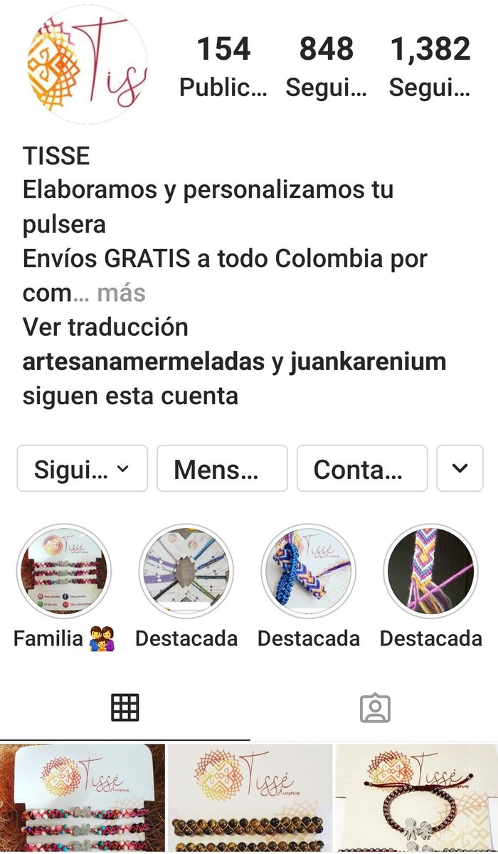 aleltbd's tweet photo. Elegí a #Tisse para comprar unas manillas porque fueron las que más gustaron en el exterior.
Están preciosas y viajan mañana. Muchas gracias a @MalejaLunareja por su excelente servicio 👏❤
En IG #Tisse (adjunto captura de IG). https://t.co/dtKg0KxYaU