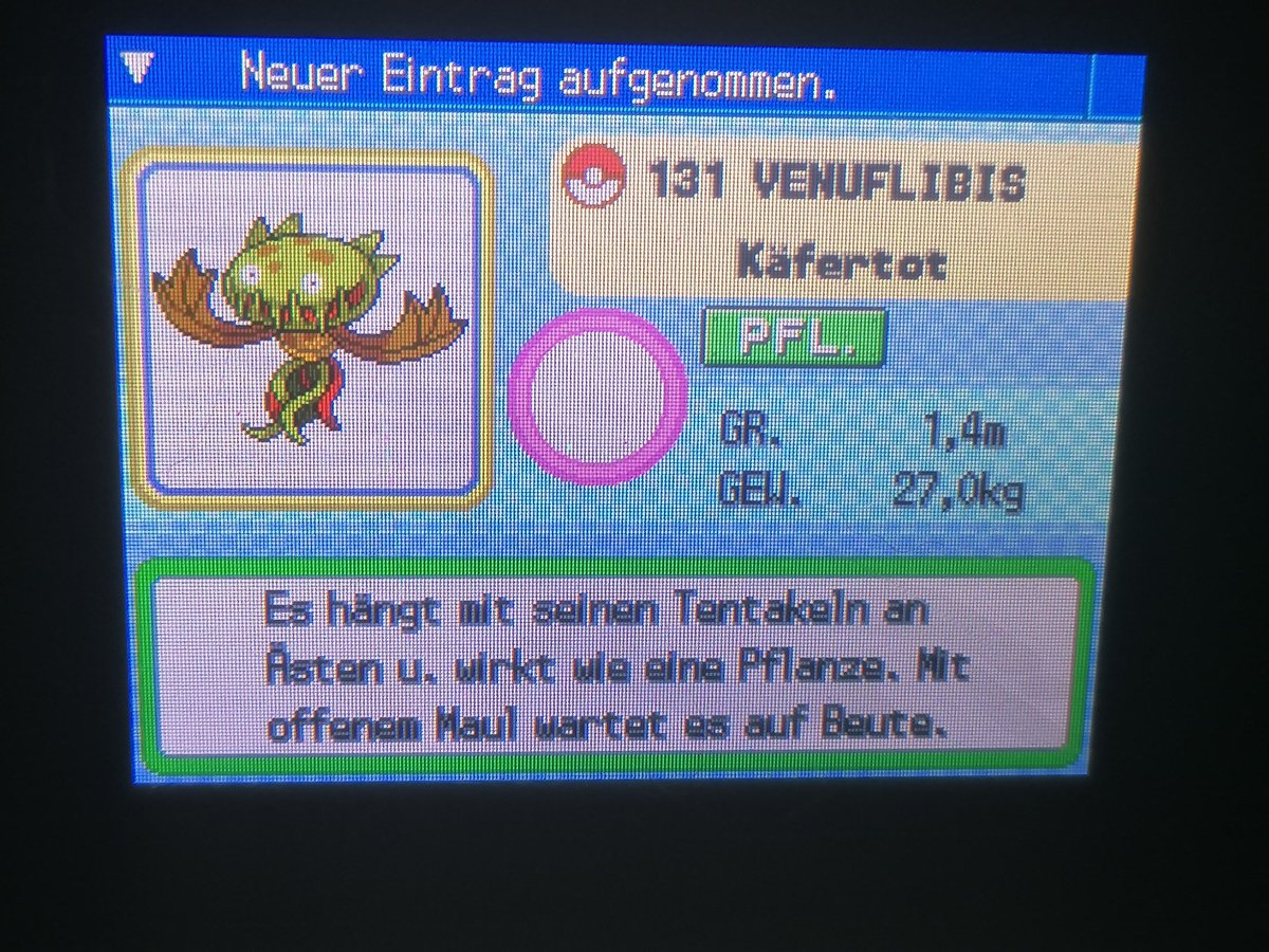 LisaYorha's tweet photo. Holy shit Shiny Carnivine in the Safari Zone after 3533 RE's I can't believe it that I catches it 3 shinys with catch so far holy😱✨ Luna today you get a shiny too ♥️💕 4/898 #shunten #safariweek2021 #safariweek @Luna51454503 @Oliver_MKP https://t.co/pTio64lSFD