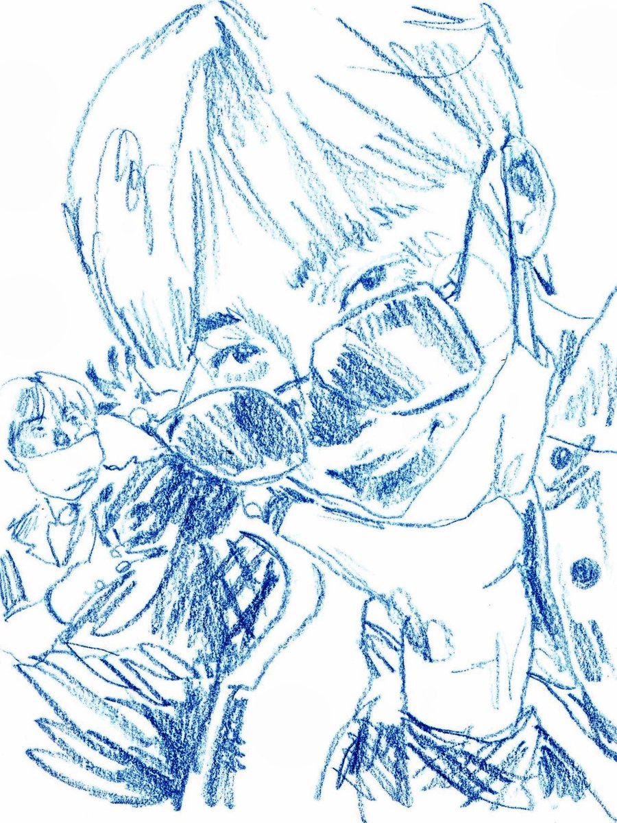 오늘 칭구들에게 그려준거