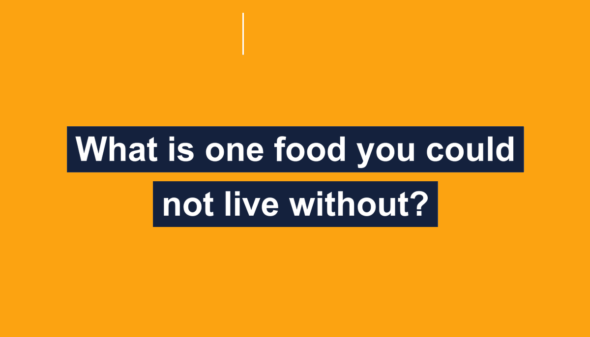 TrimPure's tweet photo. What is one food you could not live without? https://t.co/oTuYKSQk2Q https://t.co/C4Eypfhqq8