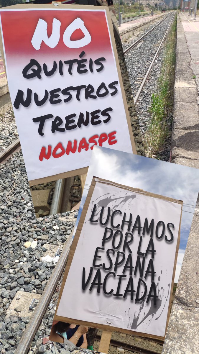 rocionsp's tweet photo. #españavaciada #nonaspenopierdasutren
#eltrenesfuturo
Ahora es cuando los srs. Políticos tienen que apoyarnos, y no usaremos en sus mítines para conseguir más votos
@heraldoes @periodicoaragon @GobAragon @ep_aragon https://t.co/eK0245Rgt3