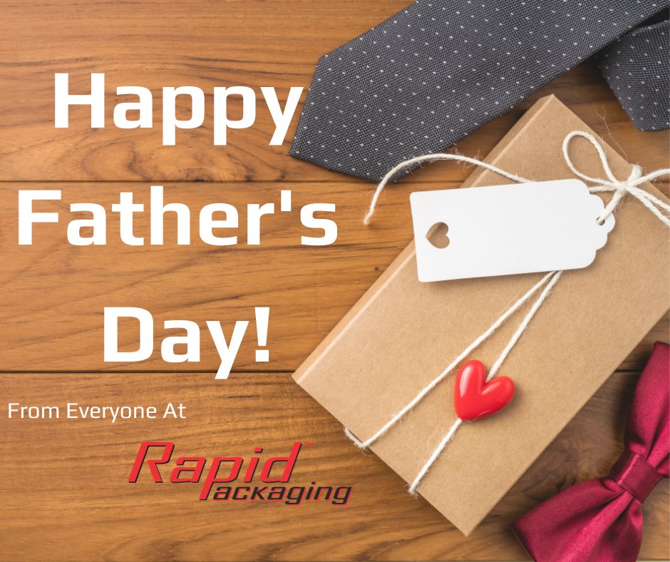 We at Rapid Packaging hope all the dads in your lives have an awesome #FathersDay weekend. ☀️
Comment below 👇 the best advice your dad has given you!