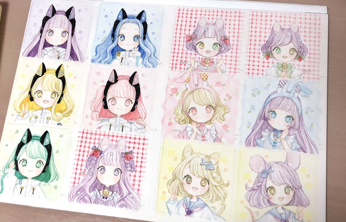 #私の絵柄が好みって人にフォローされたい
#創作クラスタさんと繋がりたい
透明水彩でおんなのこを描いています🌷けもみみや食べ物モチーフ、擬人化を描くのがすきです。最近はちいさい作品を多く描いています🙌
どうぞよろしくお願いいたします…!