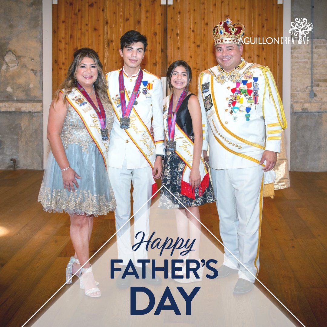 aguilloncreates's tweet photo. Happy #FathersDay from Aguillon Creative 💙

We want to thank all fathers for their wisdom, love, and creativity AND shout out the most royal father of all, Thomas Aguillon, Rey Feo LXXII! 

#Dads #Fathers #CreativityAtWork #CreateAndCultivate #CreativeMinds #AguillonCreative https://t.co/5aFgE8nZ6t