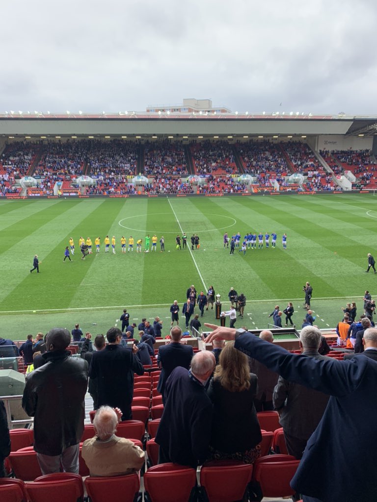 #vanarama National football league playoff final. Great first half!