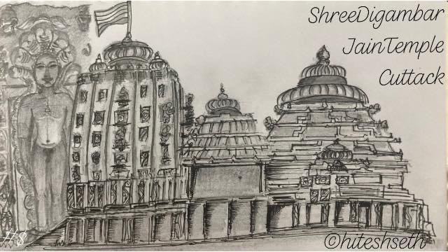Details more than 153 jain temple sketch