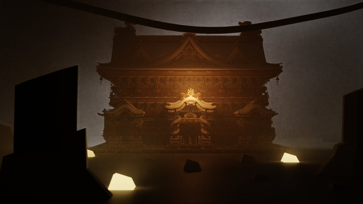 yangezi_'s tweet photo. _
在迷雾之中出现一座古庙…… 是福？是祸？

#minecraft #minecraft建築コミュ #Minecraftbuilds https://t.co/5AxSONaMZz