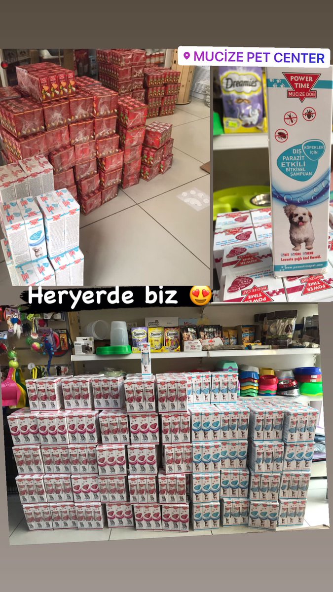 Türkiye'nin dört bir yanında ki Minik dostlarımız için Sağlık ve Bakım ürünlerini üretmekten gurur ve onur duyuyoruz💪🏽

#PowertimeMucizePet #MucizePet #BitkiselKediŞampuanı #BitkiselKöpekŞampuanı #Resbroch #AğızKokuGiderici #Süpervit #BVitamin #Evitsel #İsadur #AtomMix #Calphos