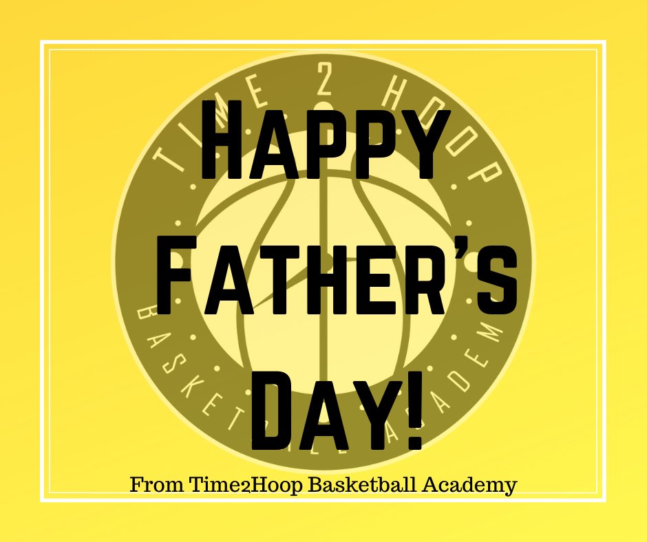 Wishing all the amazing dads out there a happy Father's Day! 

#Time2Hoop #YourTime