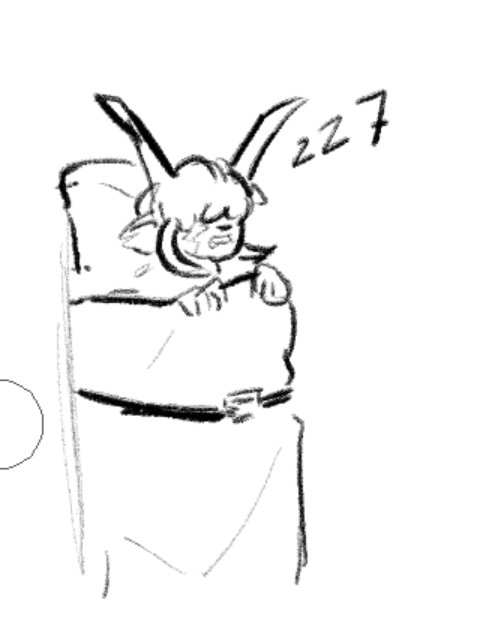 I've been thinking about how Tubbo with big horns sleeps 