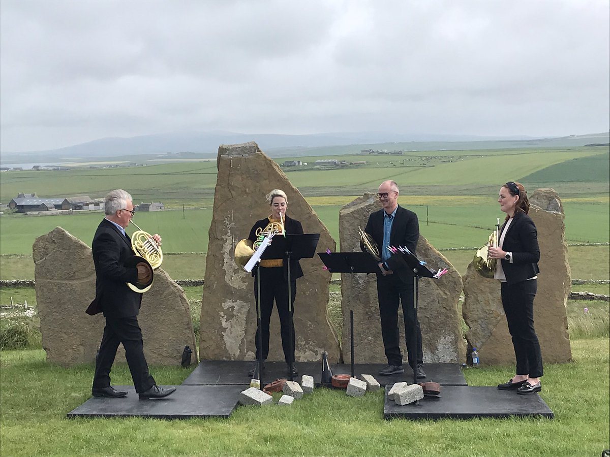 Here comes the band,  #stmagfest and get the view @stmagnus