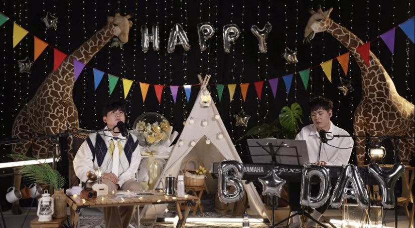 The set is just so beautiful Happy Birthday to our talented prince   