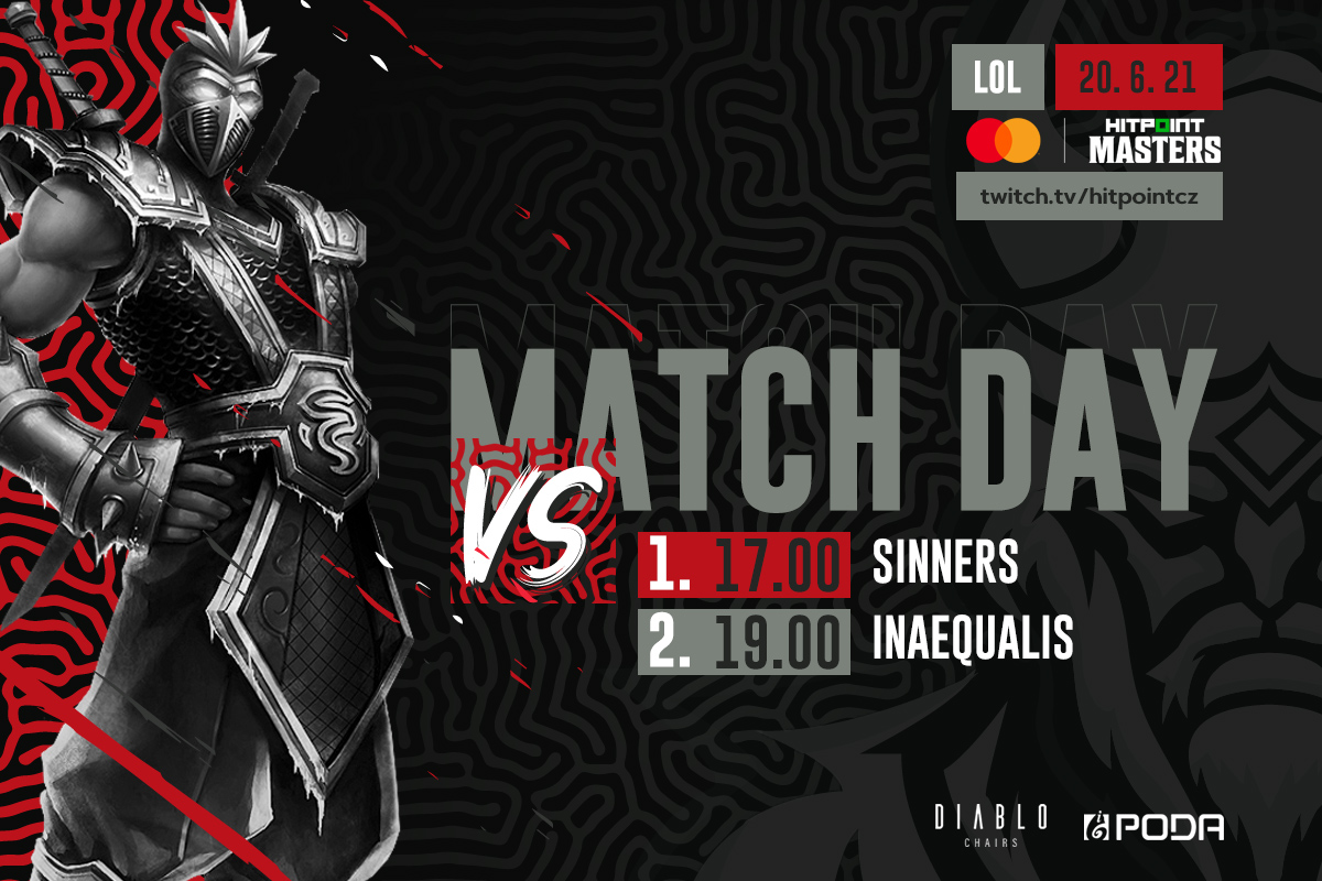 SUPERSUNDAY ☀️

Today we play two more rounds in the <a href="/hitpointcz/">Hitpoint.cz</a> Masters league. We've got a game against @Sinners_Esports in just a few moments, and we'll face the <a href="/Inaequalis_zs/">Inaequalis z.s.</a> at 7 p.m. 💥

#VIKHYPE