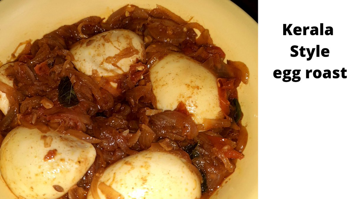 Kerala style egg roast- simple and delicious. Pair well with rice,naan,Batur,parotta,rice,apoam,idiyappam etc
tastyreciepes.xyz/2021/06/kerala…