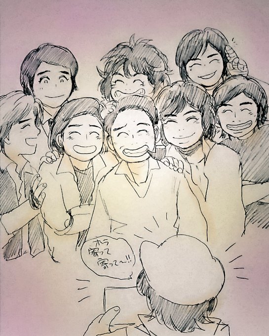 ⑦父の日
#特撮版深夜の真剣お絵描き60分一本勝負R
皆の親父さんことおやっさんです
めっちゃ粗雑ですが概ね一時間でいっぱい詰めました
隼人さんが頭だけですが…😅 