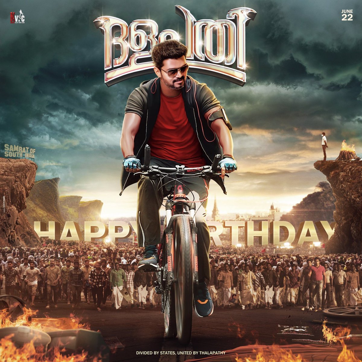 tovin0thomas's tweet photo. ❤️Extremely Glad &amp; Immense pleasure To Share Thalapathy Birthday Special Design with @KVFC_OfficiaI 

Design : @AswinHari_Offl 

@actorvijay #Master #AdvHBDThalapathy https://t.co/BjgX9cUAeX