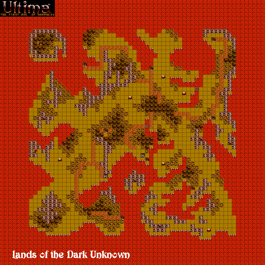 Ultima I NES Remake - finally, the last continent of Sosaria: the Lands of the Dark Unknown (W.I.P.)