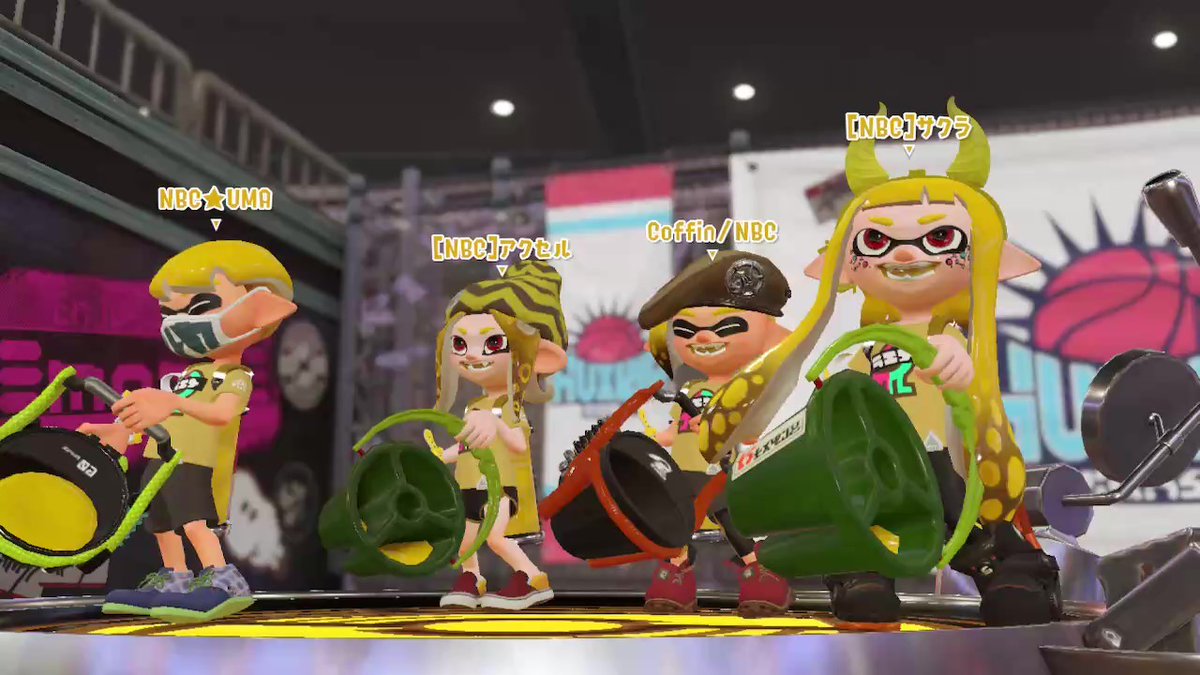 amedesu7's tweet photo. 18.「ゴレンジャイ」+オフロバッシャー!
#NiceBucketChallenge #Splatoon2 #スプラトゥーン2 #NintendoSwitch https://t.co/73weVogmRZ