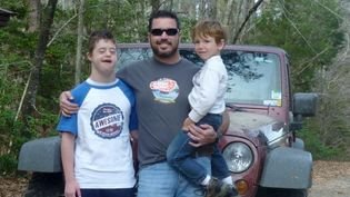 RootOneSix's tweet photo. There's is always that one photo you just love with your kids. This is mine! A picture hitting the trails of #Uwharrie with my boys, & #RootTheJeep. From one #Dad to all the others, #HappyFathersDay https://t.co/OMHWgmQwl8